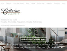 Tablet Screenshot of catherineelliott.com